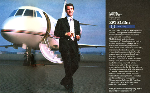 rich list edward davenport